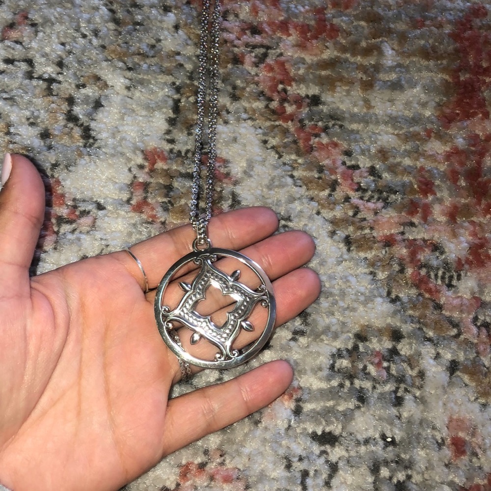 Silver Statement Necklace, Brighton - image 1